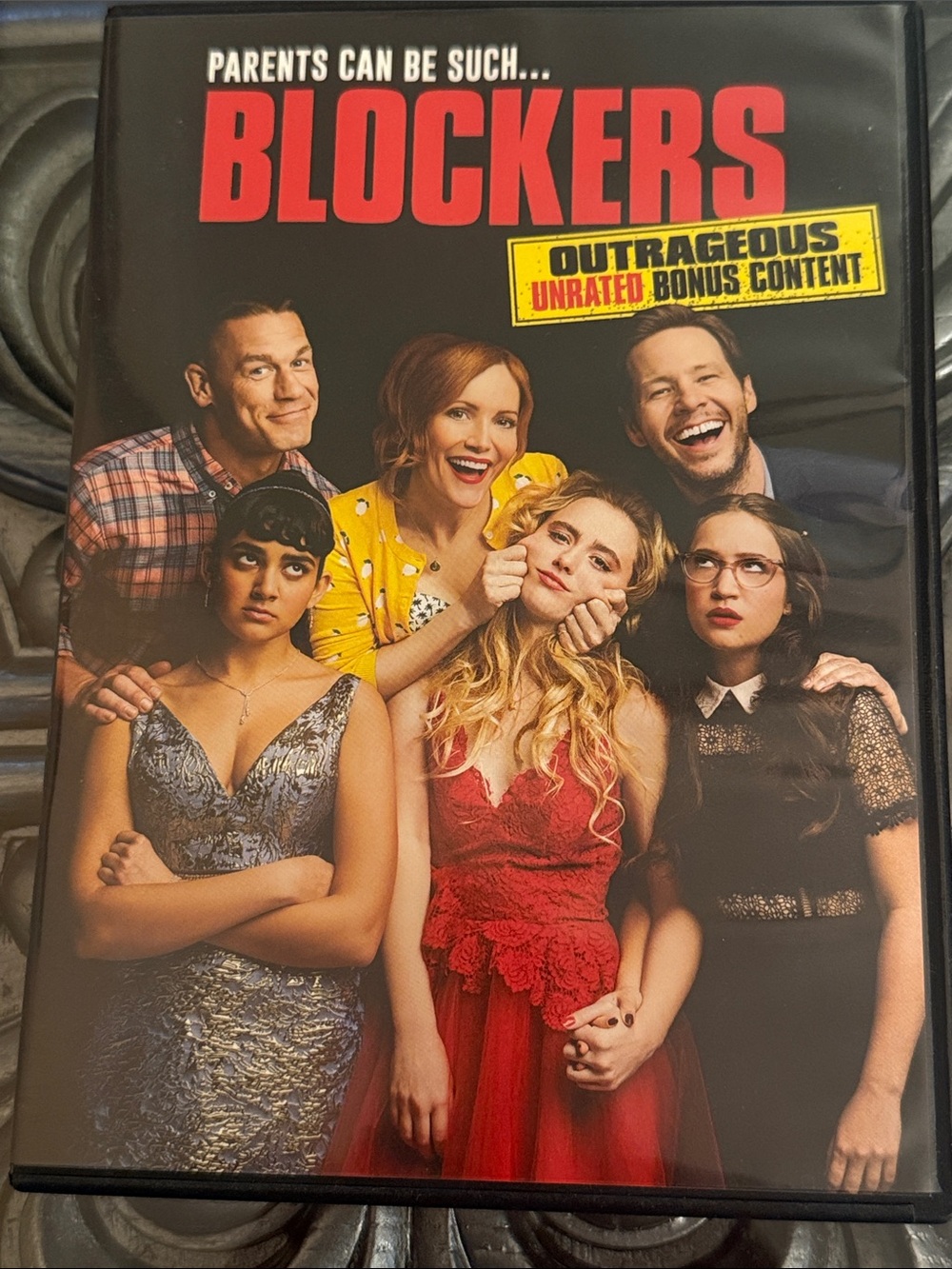 Blockers Unrated Bonus Content DVD John Cena Leslie Mann